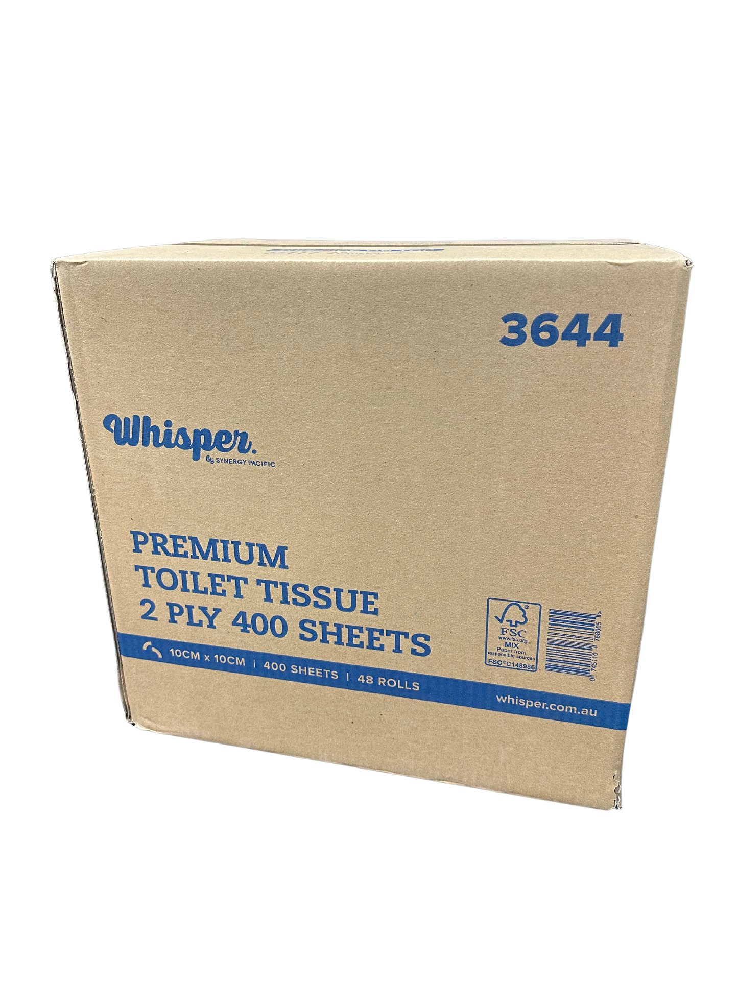 Toilet Paper - Whisper (2 ply, 400 sheets)
