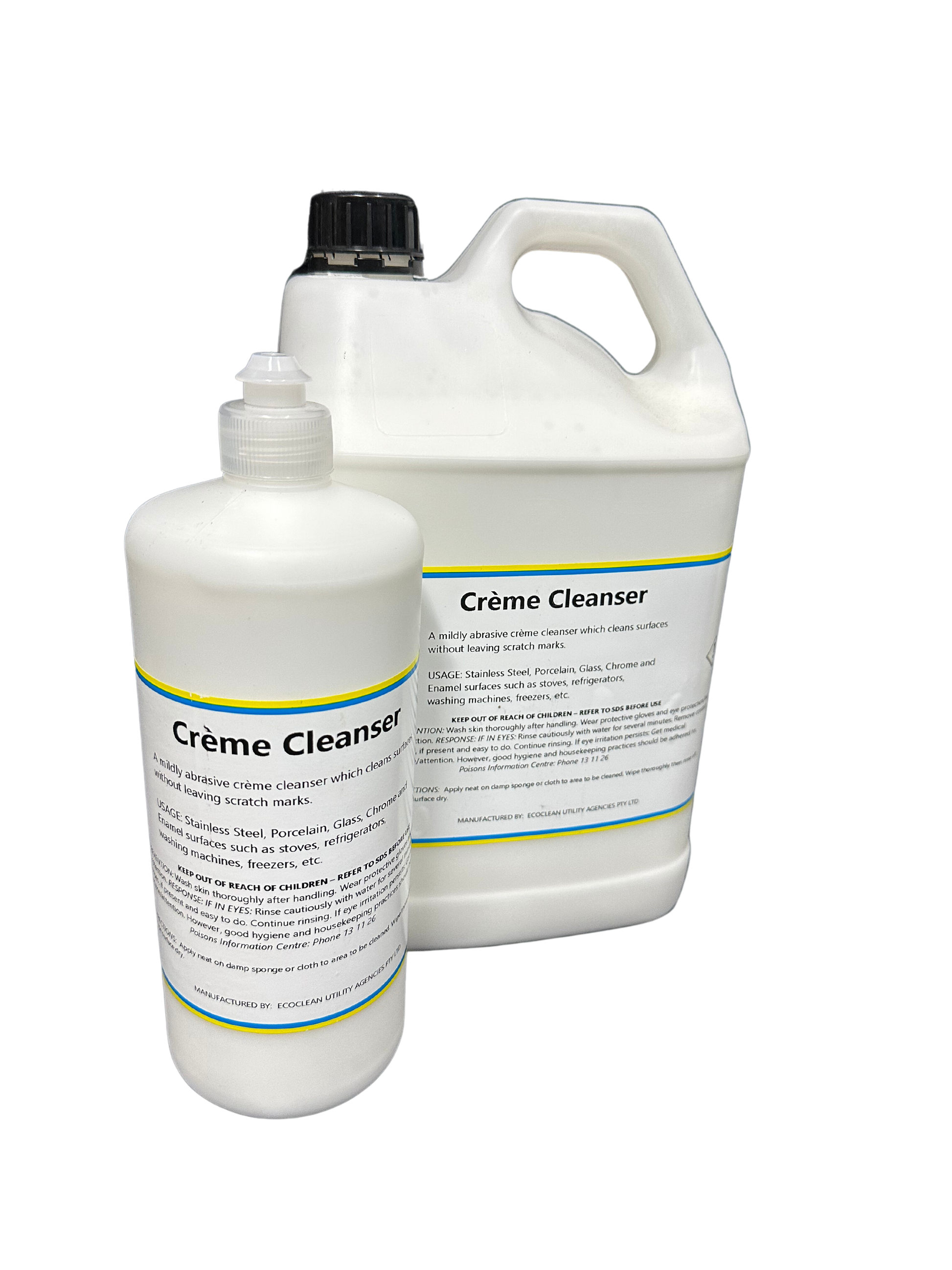 Cream Cleanser: Removes dirt, stains, and grime from home surfaces. Thick, creamy consistency. Ideal for kitchen and bathroom surfaces like sinks, countertops, and tiles. Effectively tackles grease, soap scum, and more. Gentle abrasiveness for thorough cleaning. Suitable for stainless steel, porcelain, glass, chrome, and enamel surfaces. Mackay