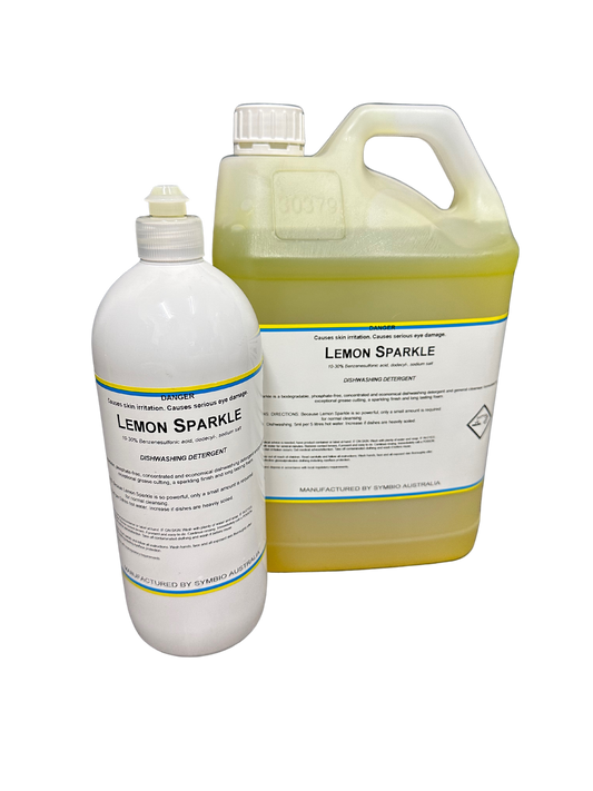 Lemon Sparkle is a biodegradable, phosphate-free, concentrated dishwashing detergent and general cleaner formulated for exceptional grease cutting, a sparkling finish and long-lasting foam. Mackay